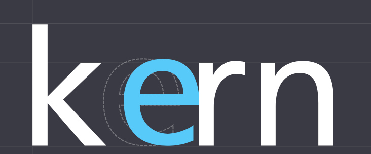 Kerning Sample